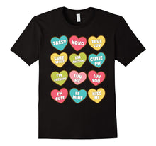 Conversation Heart Valentines Day Candy tShirt For Kids-Amazon