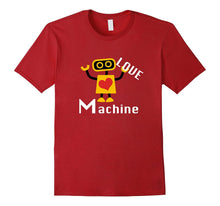 Cute Valentines Day T Shirt Love Machine Robot Gift for Boys-Amazon