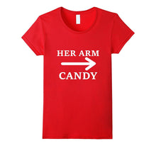 Her Arm Candy Funny Valentines Day T Shirt Gift for Him-Amazon