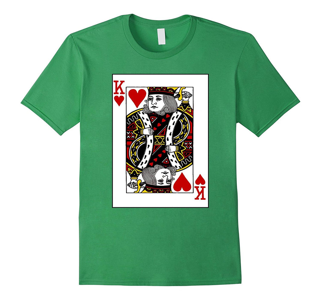 Valentines Day Gifts - King of Hearts Cards Couple T Shirt-Amazon