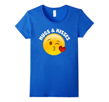 Emoji Valentine's Day Shirt Hugs And Kisses Heart Kiss-Amazon