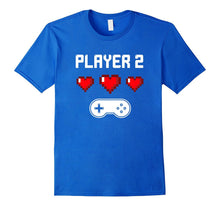 Player 2 T-shirt | Video Game Couples Shirt | Pixel Heart-Amazon