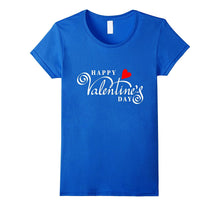 Happy Valentine's Day T-shirt with Cool Cursive Font &amp; Heart-Amazon