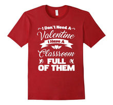Teacher Valentines Day TShirt Funny Class School Gift Unisex-Amazon