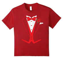 Valentine's Day Costume Red Bow Tie Tailcoat Tuxedo T-Shirt-Amazon