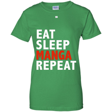 Funny-Eat-Sleep-Manga-Repeat-T-shirt-Comic-Books