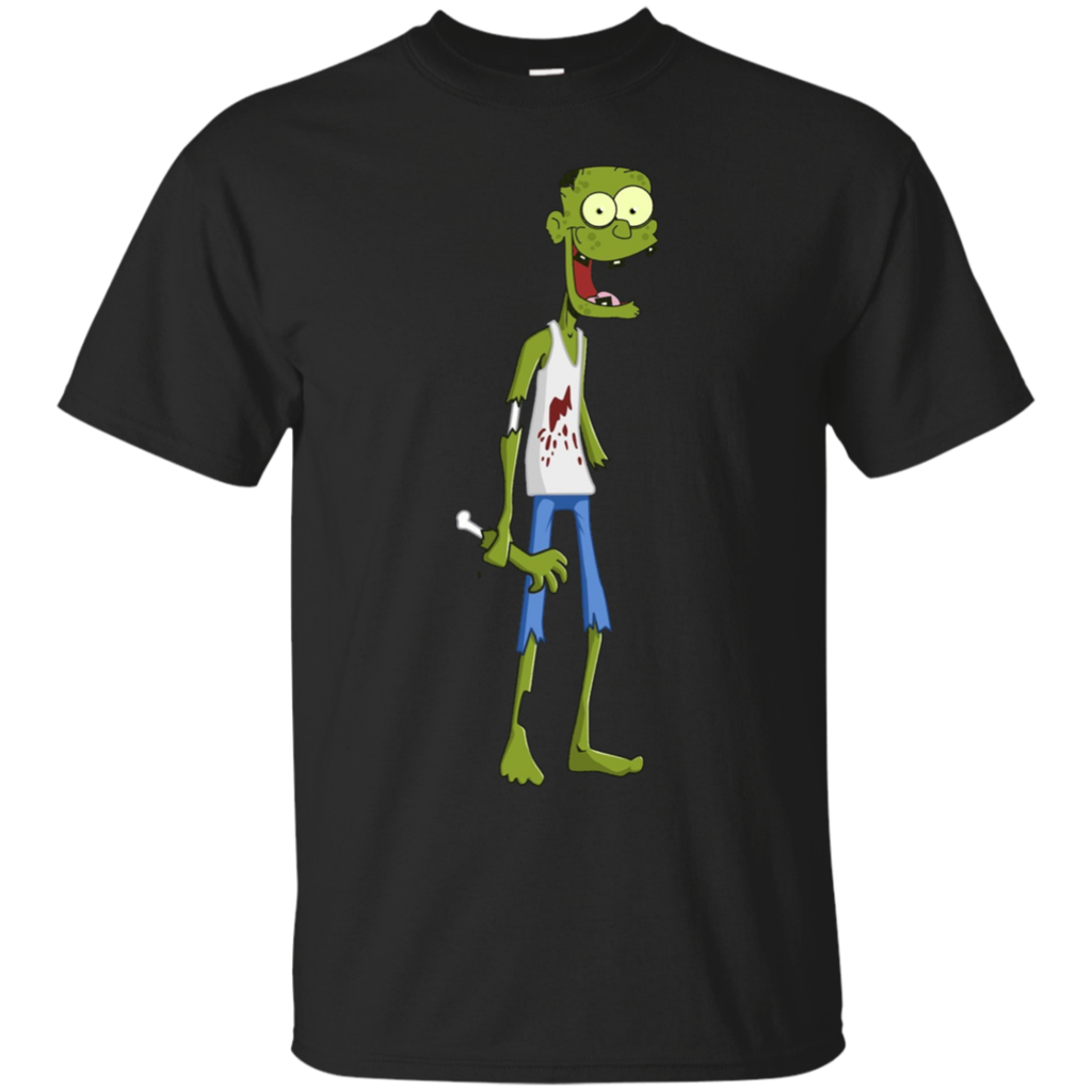 Funny-Zombie-Holding-Hand-Smiling-T-Shirt