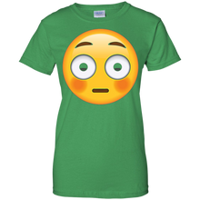 Flushed-Face-Embarrassed-Emoji-T-Shirt
