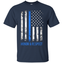 Honor-Respect-Thin-Blue-Line-Police-Lives-Matter-T-Shirt