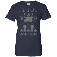 Coffee-Themed-Ugly-Christmas-Sweater-Style-T-Shirt