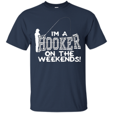 Funny-Fishing-Shirt---I'm-Hooker-On-The-Weekends!
