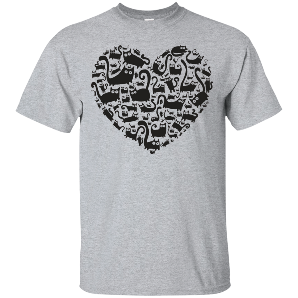 Heart-Cats-T-shirt