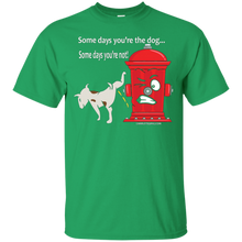 Dog-Peeing-on-a-Fire-Hydrant-Funny-T-Shirt---#FansRaved