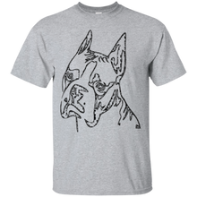 Giant-Boxer-Face-On-A-Tee-Shirt