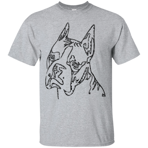 Giant-Boxer-Face-On-A-Tee-Shirt
