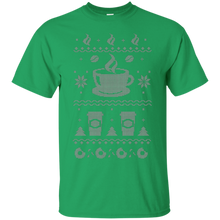 Coffee-Themed-Ugly-Christmas-Sweater-Style-T-Shirt