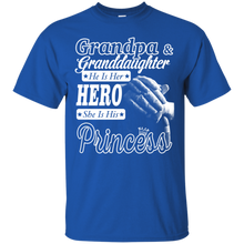 Grandpa-_-Granddaughter-Hero-and-Princess-T-Shirt