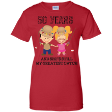 Funny-50th-Anniversary-Mens-Gift-Greatest-Catch-T-shirt