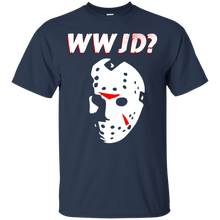FUNNY-HALLOWEEN-T-SHIRT-What-Would-Jason-Do-WWJD-Horror