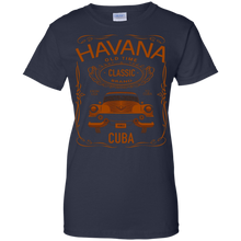 Cuban-Classic-Car-T-Shirt.-Havana-Car-Orange-Tee.-Cuban-Tee