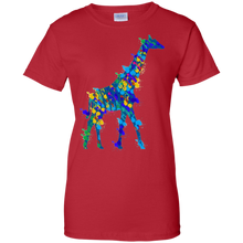 Giraffe-Watercolor-Splash-Love-Giraffe-Paint-Tee-T-Shirt