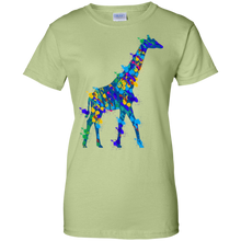 Giraffe-Watercolor-Splash-Love-Giraffe-Paint-Tee-T-Shirt