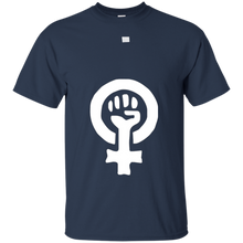 Feminism-symbol-shirt-for-a-feminist-in-dark-apparel