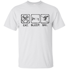 Funny-Eat-Sleep-Ski-Lover-Quotes-GiftSki-Loves-T-Shirt