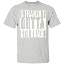 Funny-6th-Grade-T-Shirt---STRAIGHT-OUTTA-6TH-GRADE-Shirt