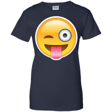 FACE-WITH-STUCK-OUT-TONGUE-AND-WINKING-EYE-Emoji-T-Shirt