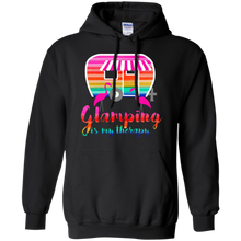 Glamping-is-my-Therapy-Camper-Flamingo-Tee-Shirt