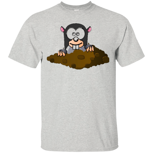 Cute-Cartoon-Underground-Mole-with-Dirt-T-Shirt
