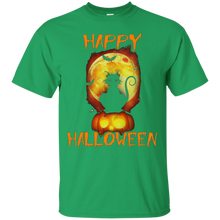 Happy-halloween-black-cat-T-shirt