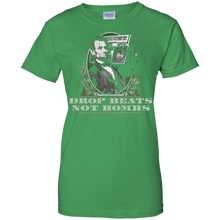 DROP-BEATS-NOT-BOMBS---ABE-LINCOLN-(DISTRESSED-LOOK)-T-SHIRT