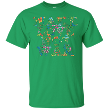Hip-hop-flower-t-shirt-Make-love-not-war-shirt