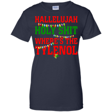 Hallelujah-Where's-The-Tylenol-Funny-Christmas-Movie-T-shirt