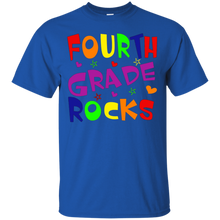 Fourth-Grade-Rocks-T-Shirt-School-Teacher-or-Student-T-Shirt