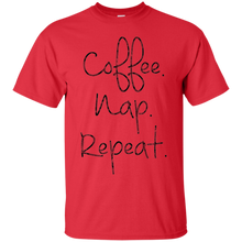 Coffee-Nap-Repeat-Funny-T-Shirt