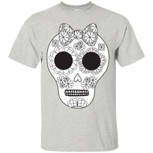Girly-Sugar-Skull-Day-of-the-Dead-Color-Me-Shirt
