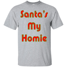 Funny-Tacky-Christmas-Santa's-My-Homie-T-Shirt