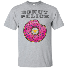 Donut-Police-T-Shirt-Officer-Law-Crime-Foodie-Graphic-Tee