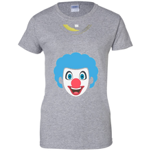 Clown-Emoji-T-Shirt-Red-Nose-Painted-Face-Happy-Smile