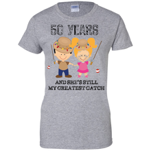 Funny-50th-Anniversary-Mens-Gift-Greatest-Catch-T-shirt