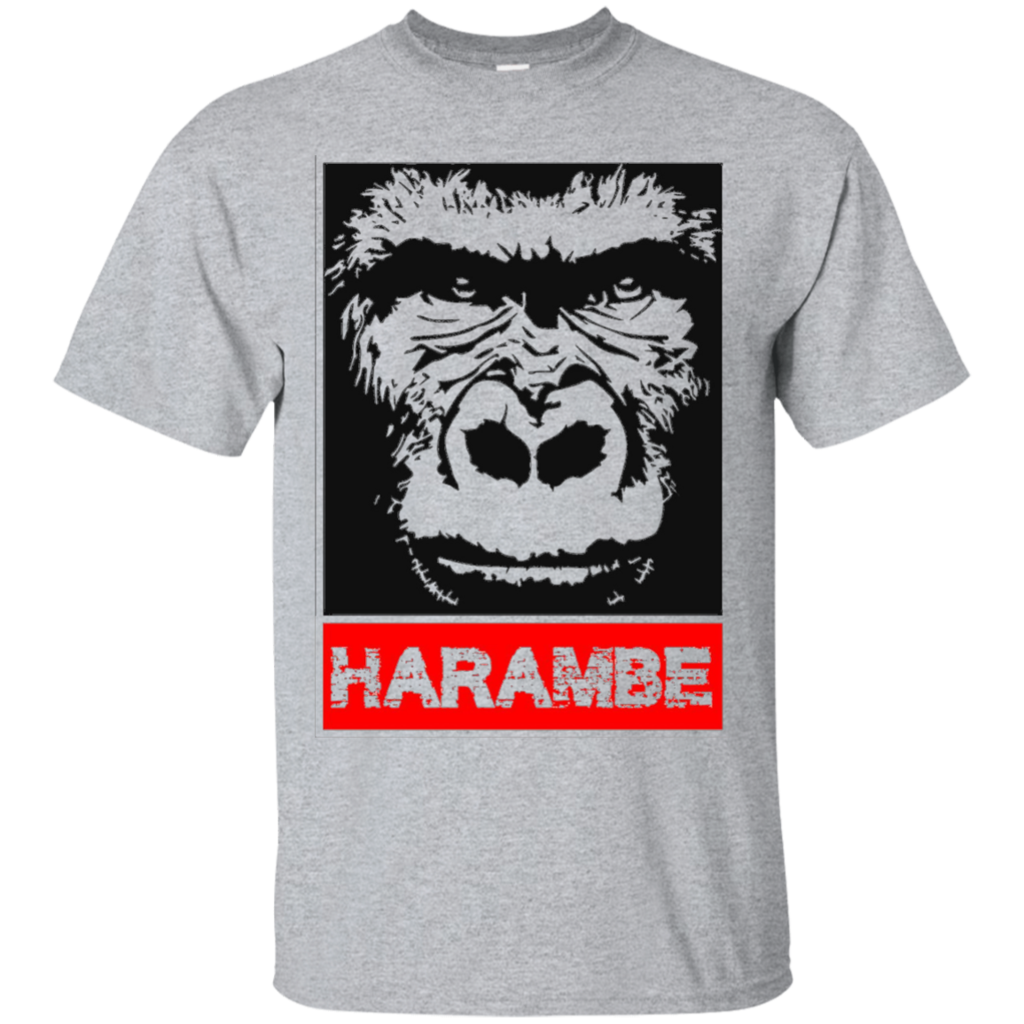 HARAM-BE-Gorilla-2016-Men-T-shirt