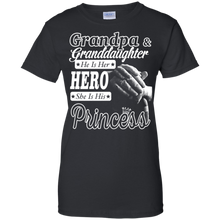Grandpa-_-Granddaughter-Hero-and-Princess-T-Shirt
