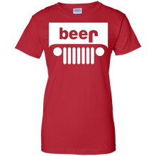 Funny-T-Shirt---Beer-Alcohol-Jeep-4x4-Drinking-Tee