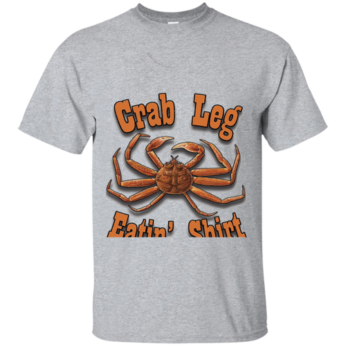 Crab-Leg-Eatin'-Shirt---Snow-King-Eat-Joes-Bay---T-Shirt