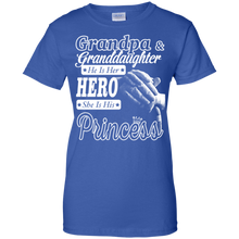 Grandpa-_-Granddaughter-Hero-and-Princess-T-Shirt