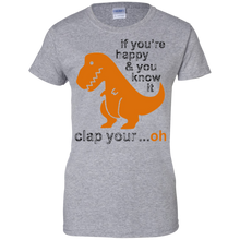 Dinosaur-T-Shirt---If-you're-happy-_amp_-you-know-it-clap-your..