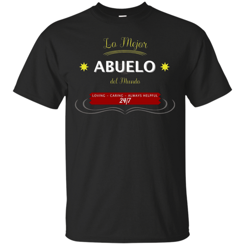 Funny-Abuelo-Shirt-Lo-MEJOR-ABUELO-del-Mundo-T-Shirt-Gift